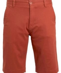 Weird Fish Rayburn Brown Organic Cotton Flat Front Shorts -Weird Fish Sales unnamed file 1016