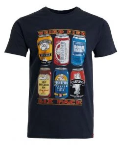 Weird Fish Blue Organic Cotton Heritage Artist T-Shirts Six-Pack -Weird Fish Sales unnamed file 102