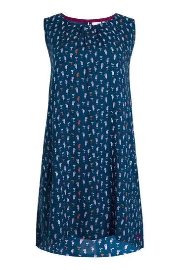 Weird Fish Juhi Blue ECOVERO™ Viscose Printed Tunic 6 Weird Fish Juhi Blue ECOVERO™ Viscose Printed Tunic - Image 6