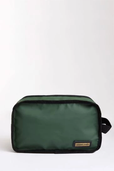 Weird Fish Green Sandford Travel Wash Bag 4 Weird Fish Green Sandford Travel Wash Bag - Image 4