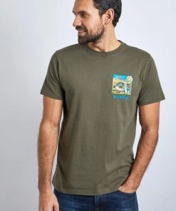 Weird Fish Green Water Organic Cotton Artist T-Shirt