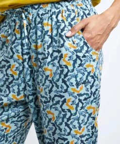 Weird Fish Green Tinto Ecovero™ Printed Trousers 10 Weird Fish Green Tinto Ecovero™ Printed Trousers -Weird Fish Sales unnamed file 1070 scaled
