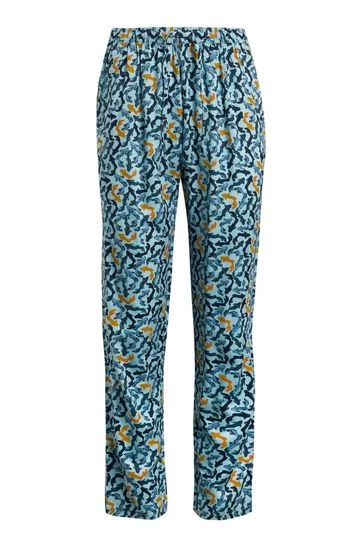 Weird Fish Green Tinto Ecovero™ Printed Trousers 7 Weird Fish Green Tinto Ecovero™ Printed Trousers - Image 7