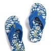Weird Fish Blue Salcombe Printed Flip Flops