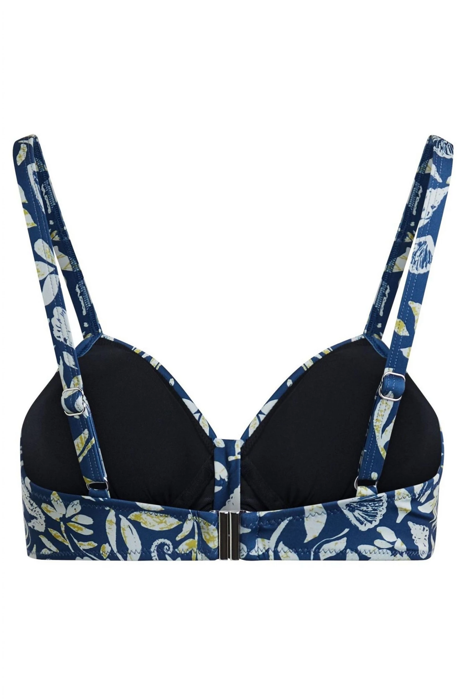 Weird Fish Elise Blue Printed Bikini Top 2 Weird Fish Elise Blue Printed Bikini Top - Image 2