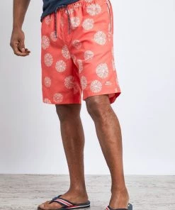 Weird Fish Orange Marina Printed Board Shorts