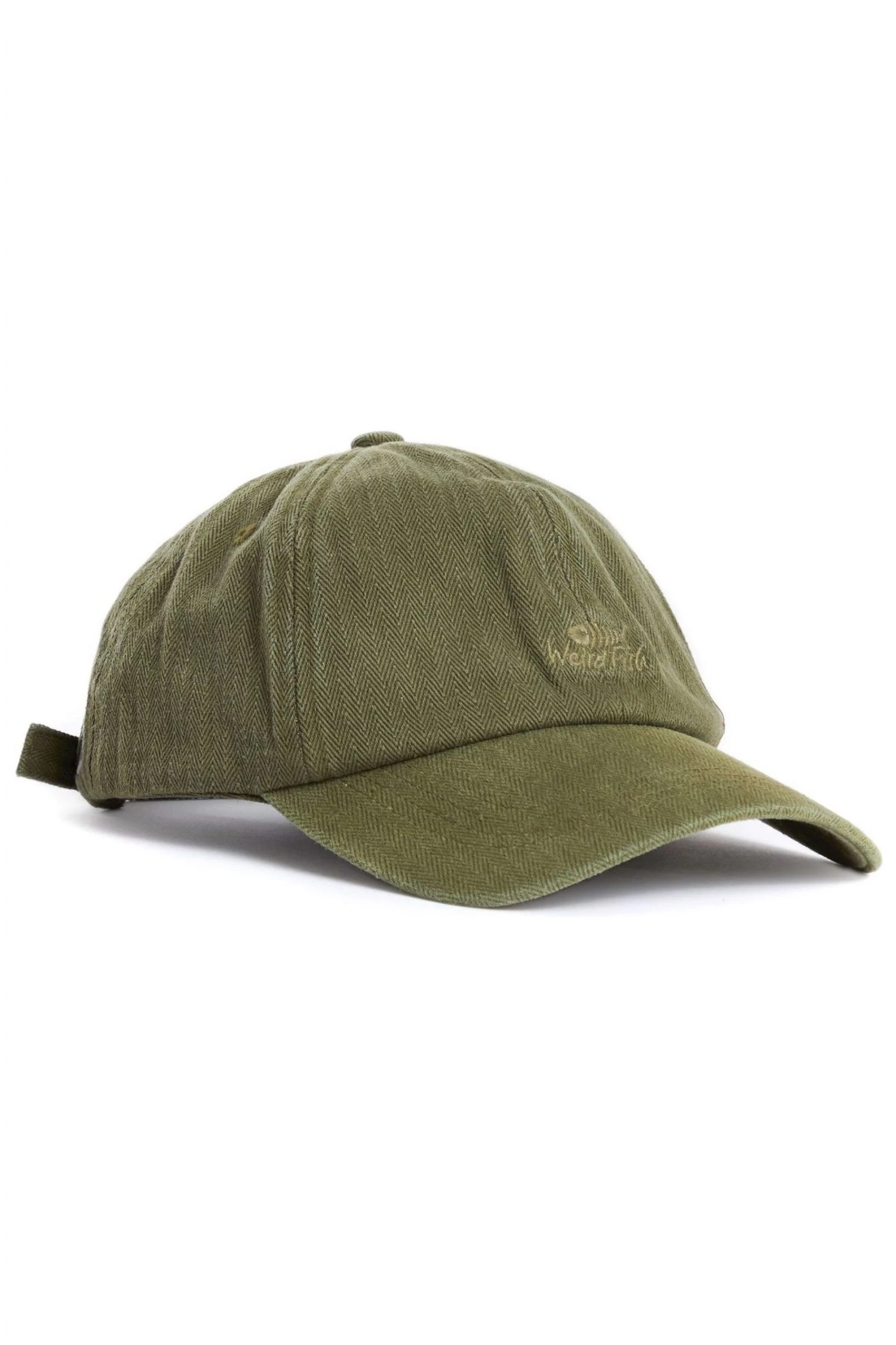 Weird Fish Green Scarfell Herringbone Cotton Cap 1 Weird Fish Green Scarfell Herringbone Cotton Cap