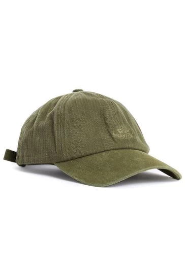 Weird Fish Green Scarfell Herringbone Cotton Cap 5 Weird Fish Green Scarfell Herringbone Cotton Cap - Image 5