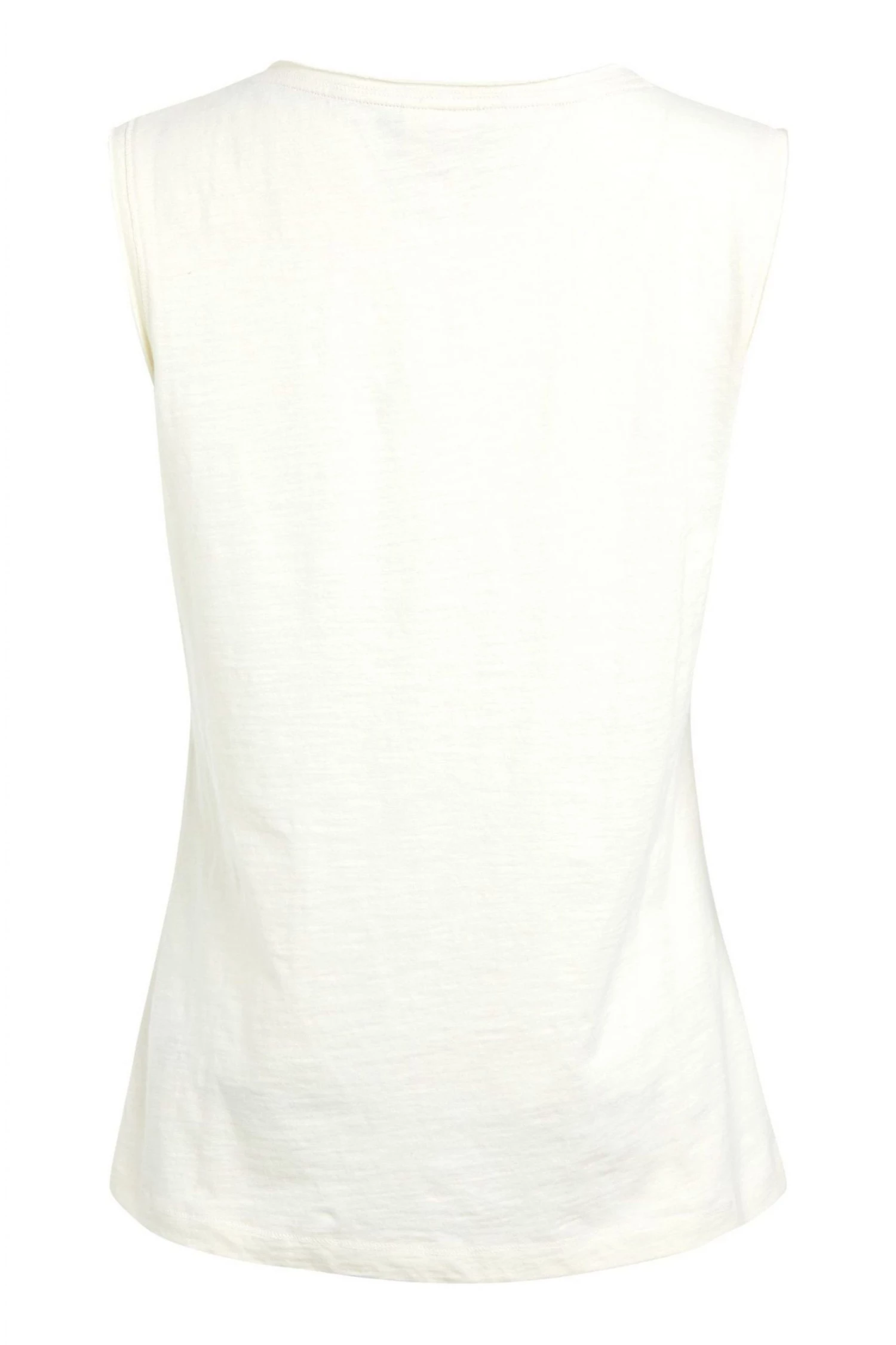 Weird Fish Cream Dazey Organic Cotton Vest 5 Weird Fish Cream Dazey Organic Cotton Vest - Image 5