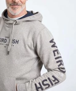 Weird Fish Grey Recycled Organic Snow Marl Hoodie -Weird Fish Sales unnamed file 1227 scaled