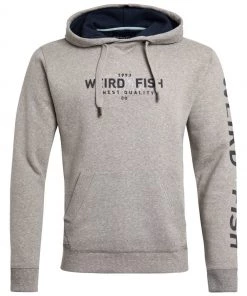 Weird Fish Grey Recycled Organic Snow Marl Hoodie -Weird Fish Sales unnamed file 1228 scaled