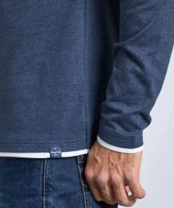 Weird Fish Blue Arvin Recycled Organic Long Sleeve T-Shirt -Weird Fish Sales unnamed file 142 scaled