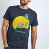 Weird Fish Blue First Crawl Organic Cotton Artist T-Shirt