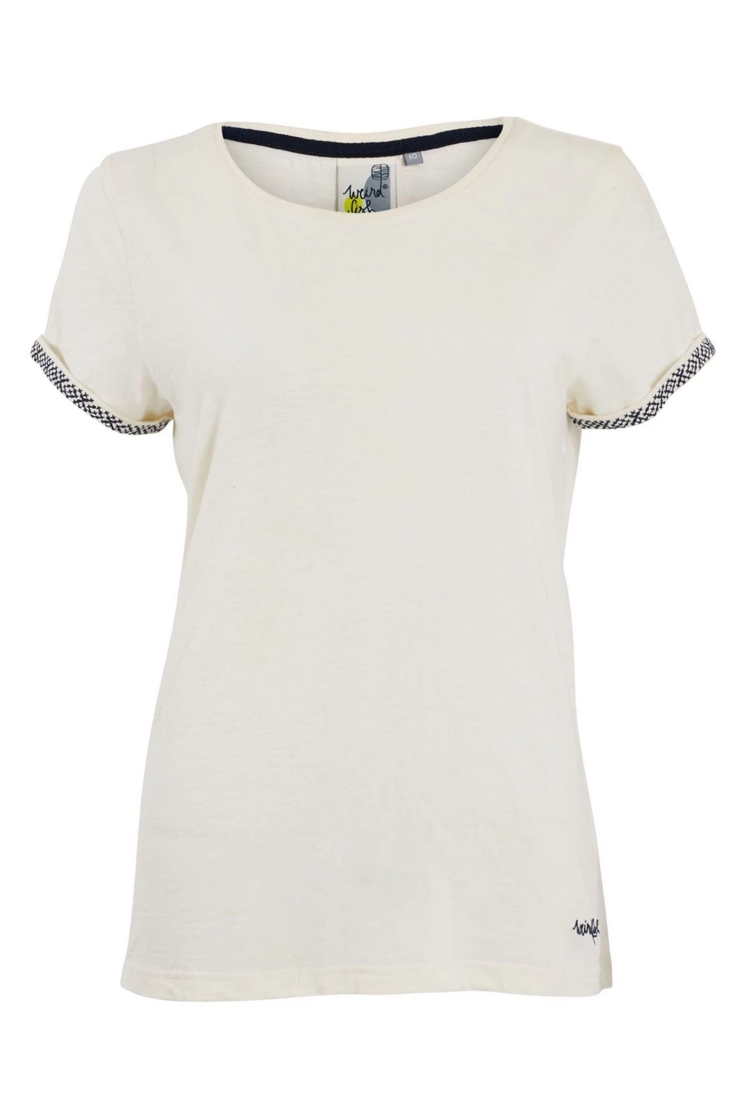 Weird Fish Cream Trinity Organic Cotton Short Sleeve T-Shirt 4 Weird Fish Cream Trinity Organic Cotton Short Sleeve T-Shirt - Image 4