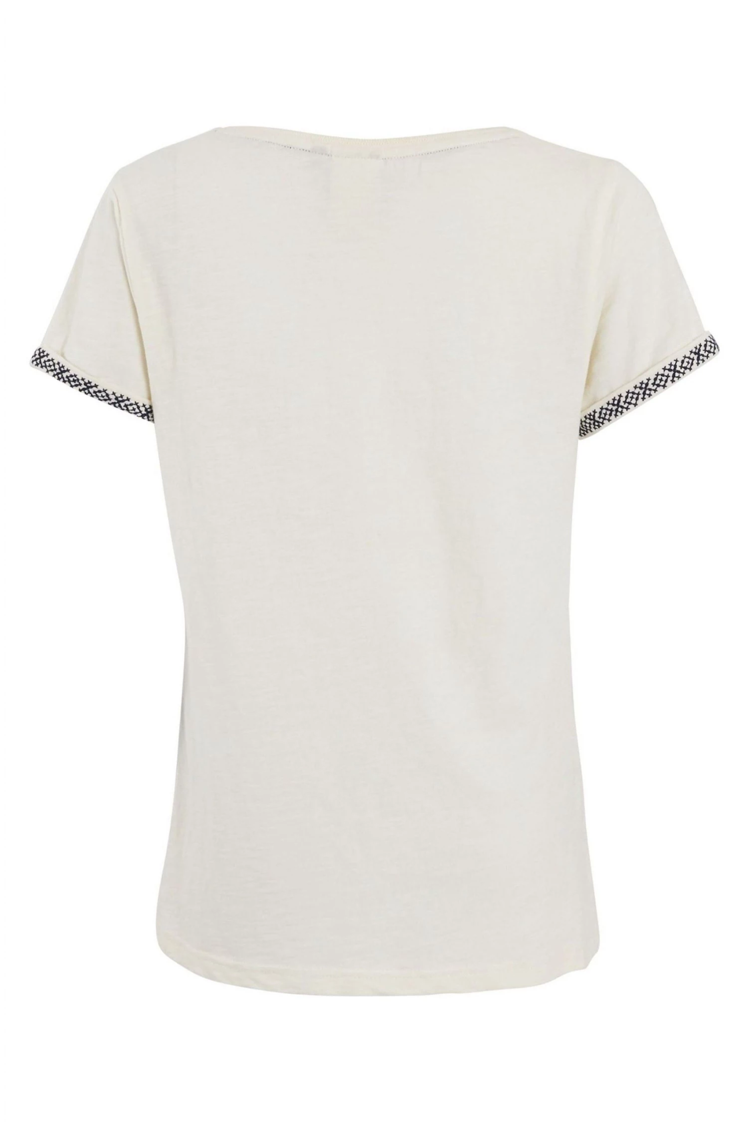 Weird Fish Cream Trinity Organic Cotton Short Sleeve T-Shirt 5 Weird Fish Cream Trinity Organic Cotton Short Sleeve T-Shirt - Image 5