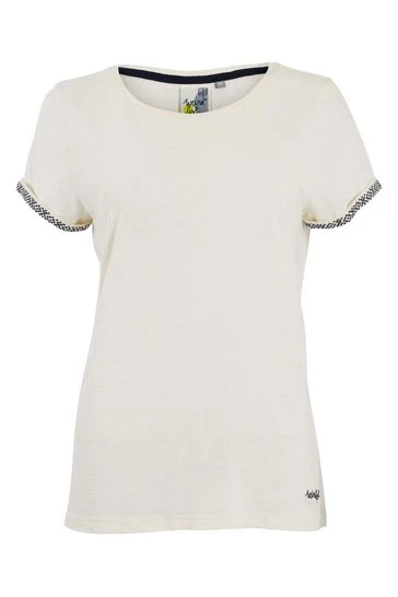 Weird Fish Cream Trinity Organic Cotton Short Sleeve T-Shirt 6 Weird Fish Cream Trinity Organic Cotton Short Sleeve T-Shirt - Image 6