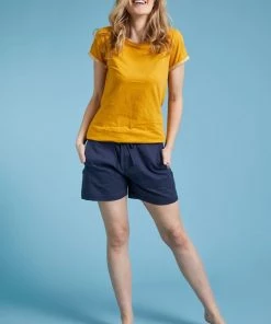 Weird Fish Yellow Organic Cotton Short Sleeve T-Shirt