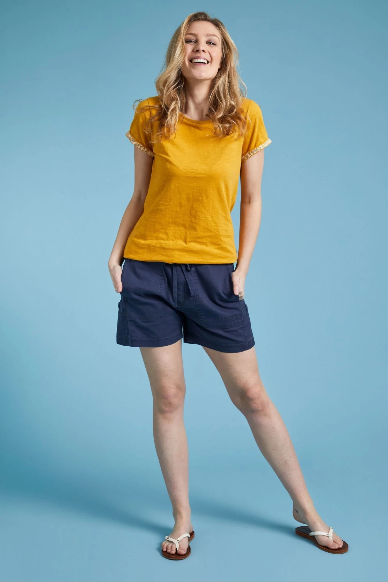 Weird Fish Yellow Organic Cotton Short Sleeve T-Shirt 1 Weird Fish Yellow Organic Cotton Short Sleeve T-Shirt