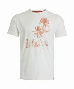 Weird Fish Cream Shoreline Linen Blend Graphic T-Shirt -Weird Fish Sales unnamed file 243