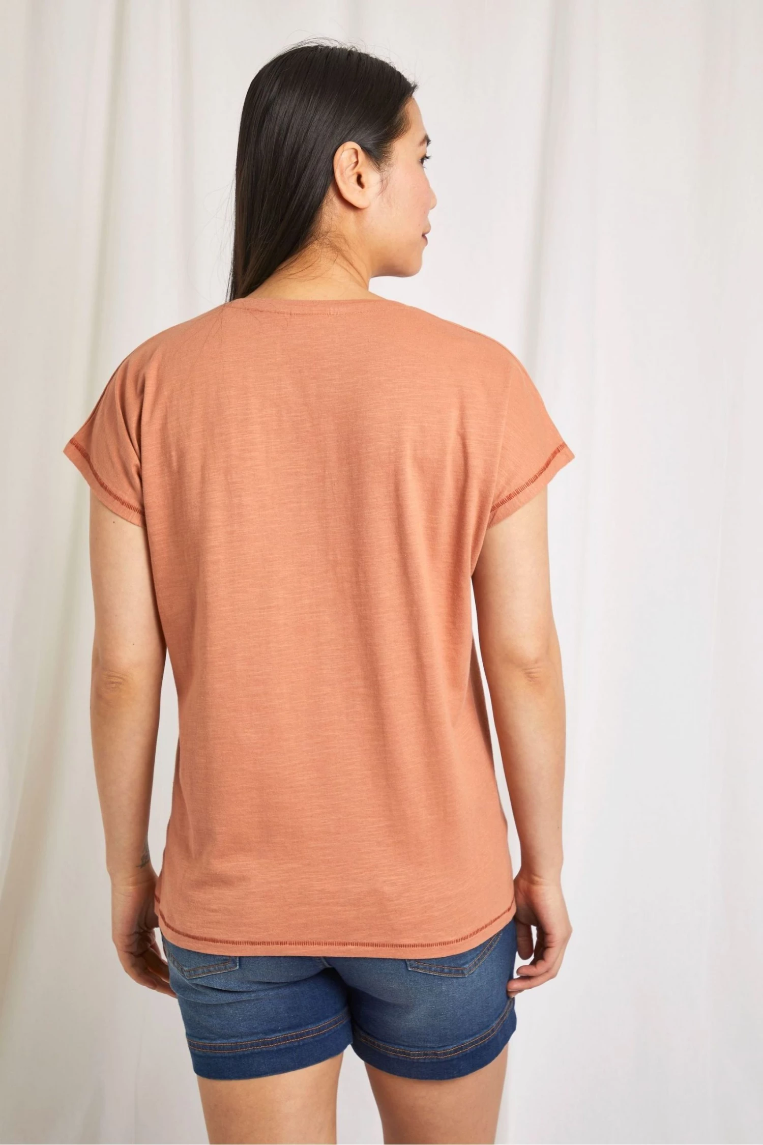 Weird Fish Brown Elephas Organic Cotton Graphic T-Shirt 2 Weird Fish Brown Elephas Organic Cotton Graphic T-Shirt - Image 2