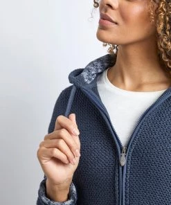 Weird Fish Weylin Blue Hooded Full Zip Eco Macaroni Hoodie -Weird Fish Sales unnamed file 265 scaled