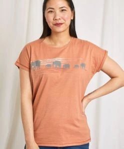 Weird Fish Brown Elephas Organic Cotton Graphic T-Shirt 7 Weird Fish Brown Elephas Organic Cotton Graphic T-Shirt -Weird Fish Sales unnamed file 27