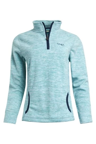 Weird Fish Green Nancy Recycled 1/4 Zip Fleece 5 Weird Fish Green Nancy Recycled 1/4 Zip Fleece - Image 5