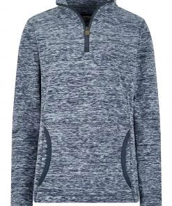 Weird Fish Blue Nancy Recycled 1/4 Zip Fleece -Weird Fish Sales unnamed file 291 scaled