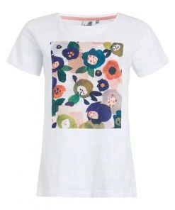 Weird Fish White Bloom Organic Cotton Graphic T-Shirt -Weird Fish Sales unnamed file 30