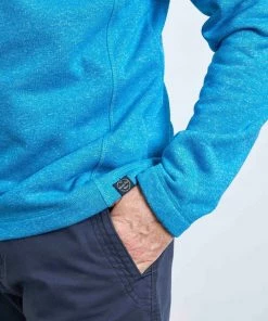 Weird Fish Blue Dansley Recycled 1/4 Zip Fleece -Weird Fish Sales unnamed file 308 scaled