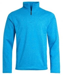 Weird Fish Blue Dansley Recycled 1/4 Zip Fleece -Weird Fish Sales unnamed file 309 scaled