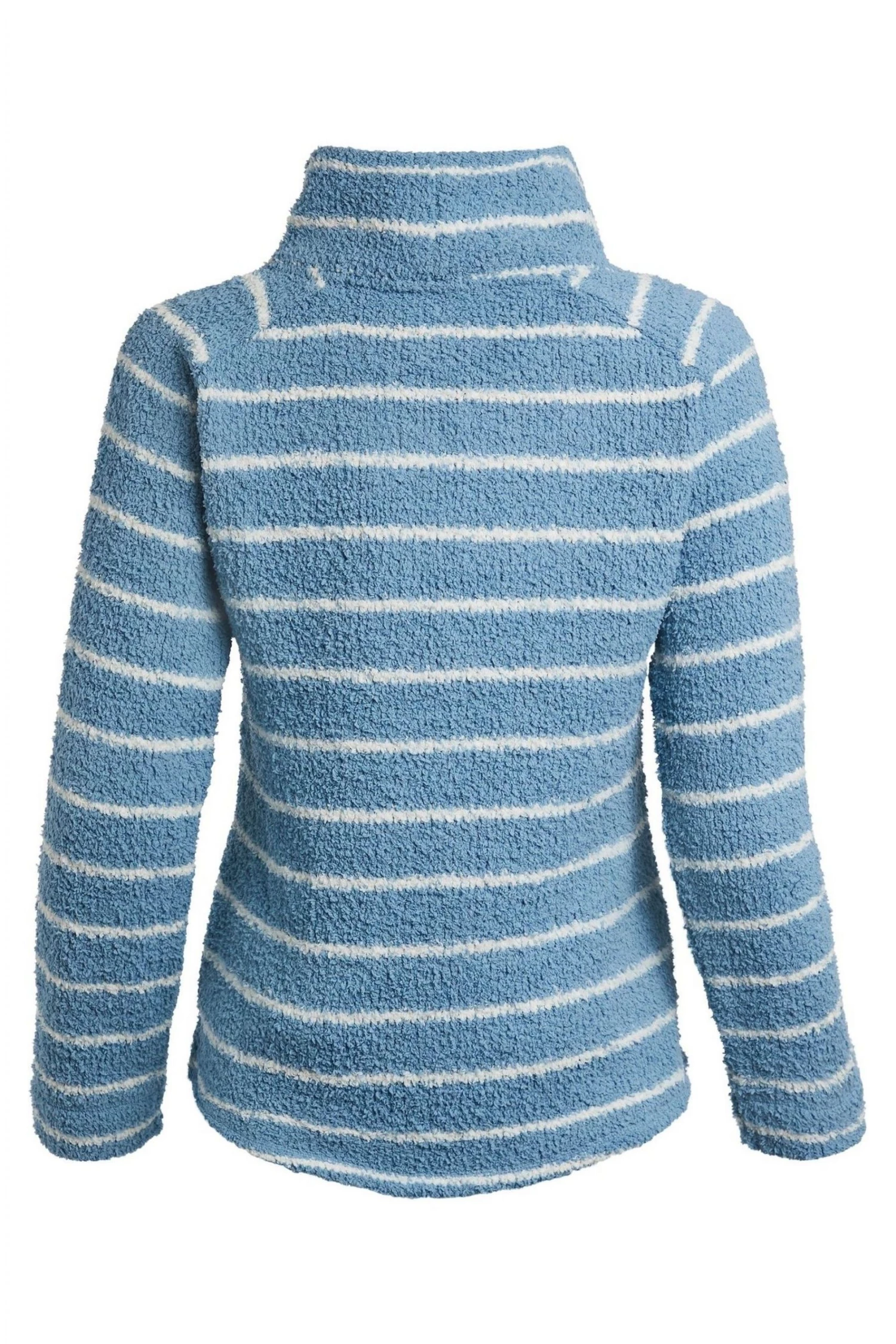 Weird Fish Blue Sarno Recycled Polyester Cowl Neck Fleece 2 Weird Fish Blue Sarno Recycled Polyester Cowl Neck Fleece - Image 2