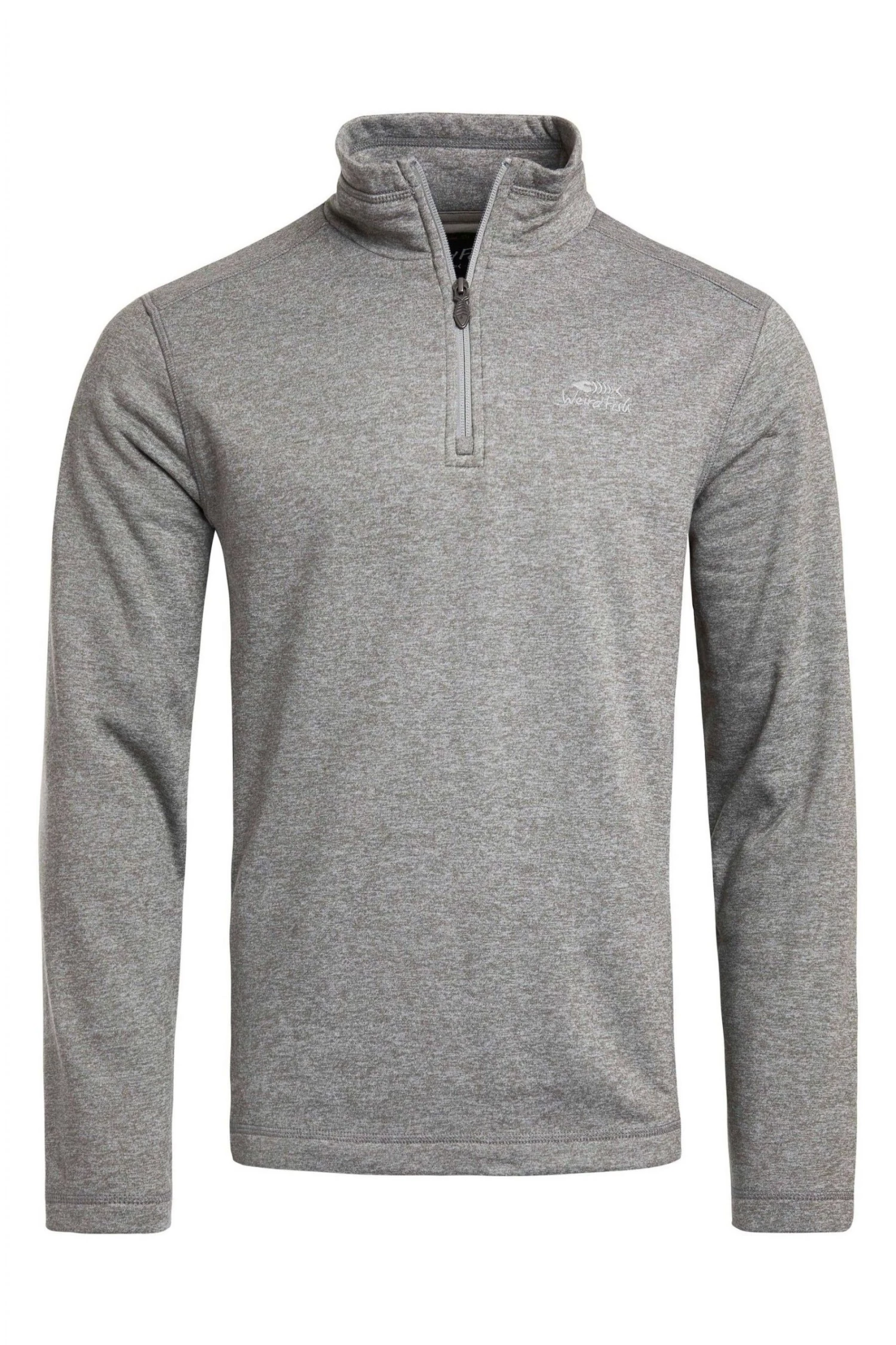 Weird Fish Grey Dansley Recycled 1/4 Zip Fleece 3 Weird Fish Grey Dansley Recycled 1/4 Zip Fleece - Image 3
