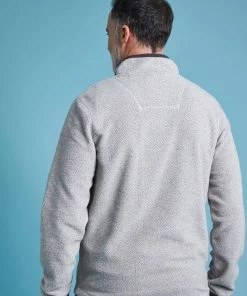 Weird Fish Cream Errill Recycled 1/4 Zip Textured Fleece -Weird Fish Sales unnamed file 348 scaled