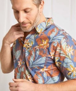 Weird Fish Blue Rainas Organic Cotton Short Sleeve Resort Shirt 10 Weird Fish Blue Rainas Organic Cotton Short Sleeve Resort Shirt -Weird Fish Sales unnamed file 368 scaled