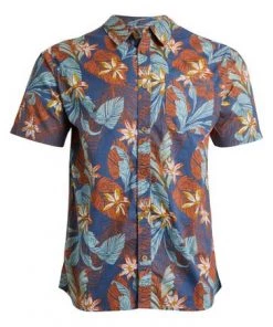 Weird Fish Blue Rainas Organic Cotton Short Sleeve Resort Shirt 13 Weird Fish Blue Rainas Organic Cotton Short Sleeve Resort Shirt -Weird Fish Sales unnamed file 371