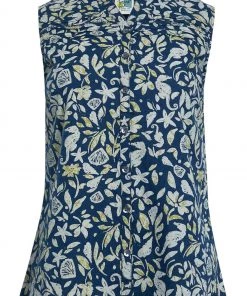 Weird Fish Blue Lazio Organic Cotton Printed Sleeveless Shirt 7 Weird Fish Blue Lazio Organic Cotton Printed Sleeveless Shirt -Weird Fish Sales unnamed file 374 scaled