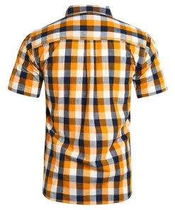 Weird Fish Yellow Berkley Organic Cotton Short Sleeve Gingham Shirt 8 Weird Fish Yellow Berkley Organic Cotton Short Sleeve Gingham Shirt -Weird Fish Sales unnamed file 383 scaled