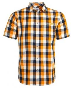 Weird Fish Yellow Berkley Organic Cotton Short Sleeve Gingham Shirt 9 Weird Fish Yellow Berkley Organic Cotton Short Sleeve Gingham Shirt -Weird Fish Sales unnamed file 384