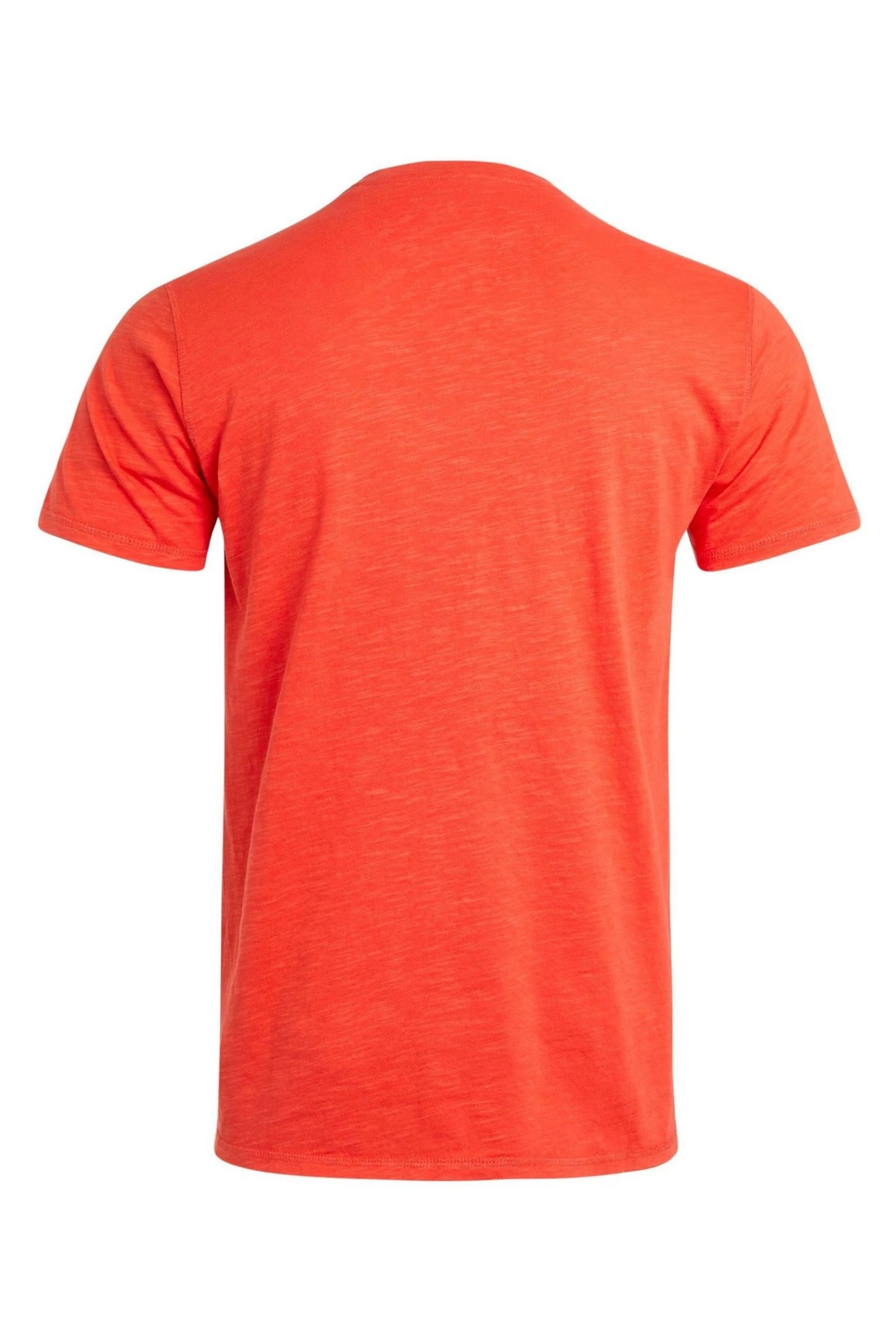 Weird Fish Orange Organic Cotton Short Sleeve Henley Top 5 Weird Fish Orange Organic Cotton Short Sleeve Henley Top - Image 5