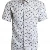 Weird Fish White Benito Tencel&trade; Short Sleeve Printed Shirt