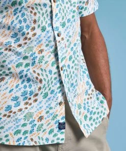 Weird Fish Cream Organic Short Sleeve Printed Shirt -Weird Fish Sales unnamed file 406 scaled