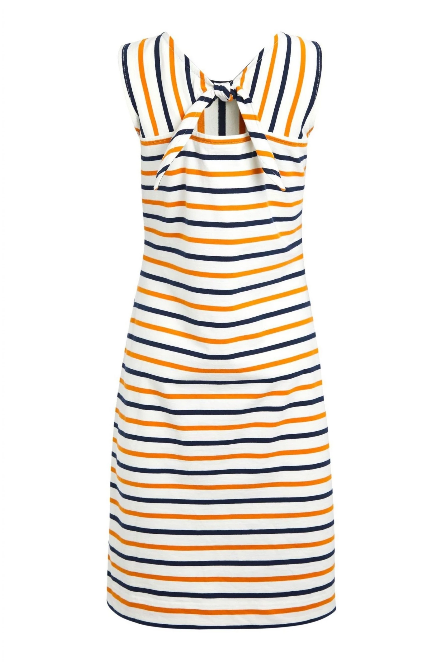 Weird Fish Cream Risso Organic Cotton Striped Dress 4 Weird Fish Cream Risso Organic Cotton Striped Dress - Image 4