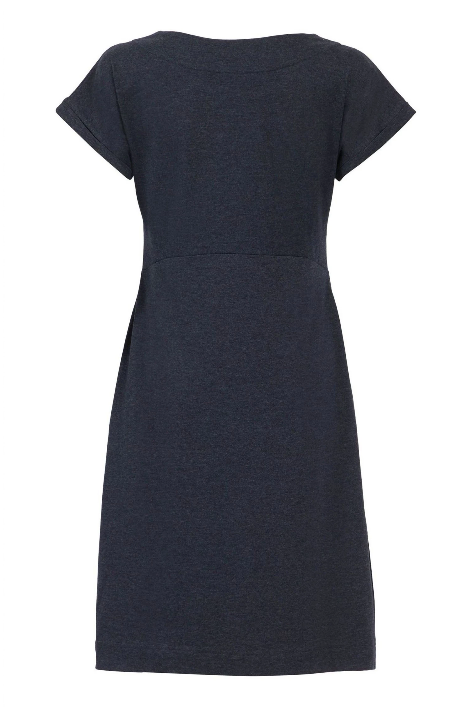 Weird Fish Blue Viola Recycled Organic Jersey Dress 4 Weird Fish Blue Viola Recycled Organic Jersey Dress - Image 4