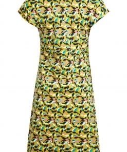 Weird Fish Green Tallahassee Organic Cotton Printed Day Dress -Weird Fish Sales unnamed file 434 scaled