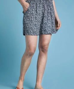 Weird Fish Blue Sundance ECOVERO™ Printed Summer Shorts