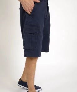 Weird Fish Blue Rigney Organic Cotton Cargo Shorts -Weird Fish Sales unnamed file 457 scaled