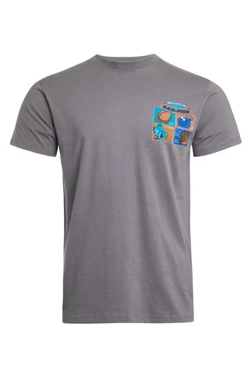 Weird Fish Grey Dad Fish Organic Cotton Artist T-Shirt 6 Weird Fish Grey Dad Fish Organic Cotton Artist T-Shirt - Image 6