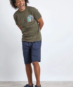 Weird Fish Green Dad Fish Organic Cotton Artist T-Shirt