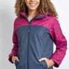 Weird Fish Pink Camelia Recycled Waterproof Jacket